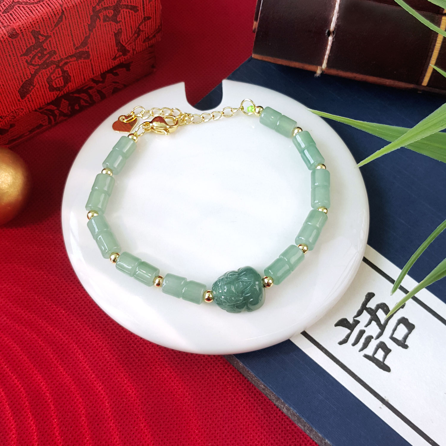3 Aug - Jade PiXiu Design with Hook Bracelet
