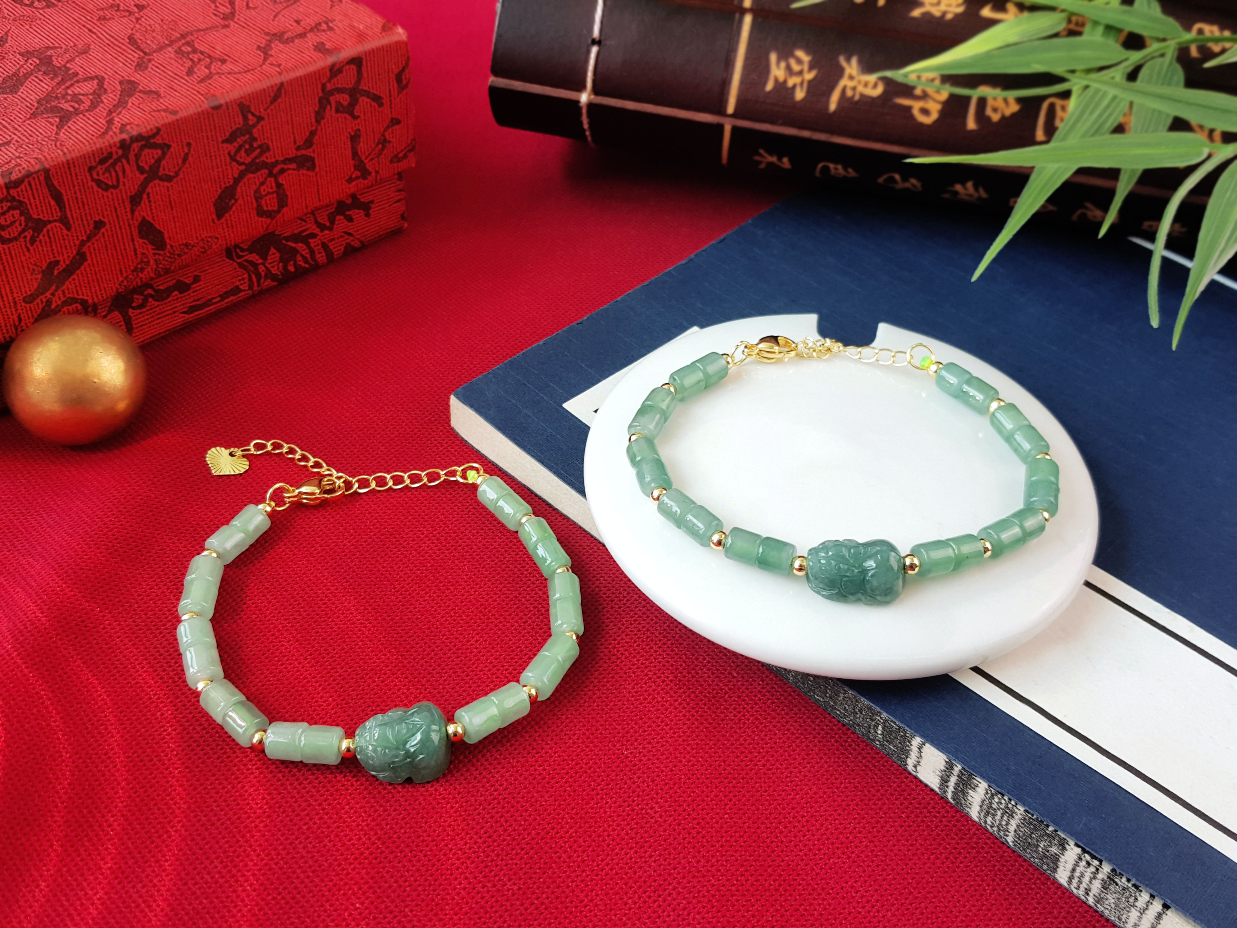 3 Aug - Jade PiXiu Design with Hook Bracelet