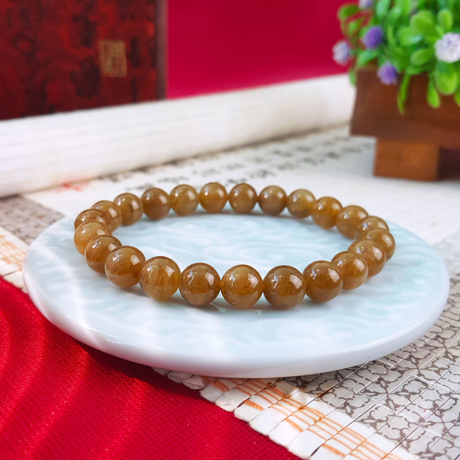4 Aug - Sugar Coat Hetian Jade Bracelet