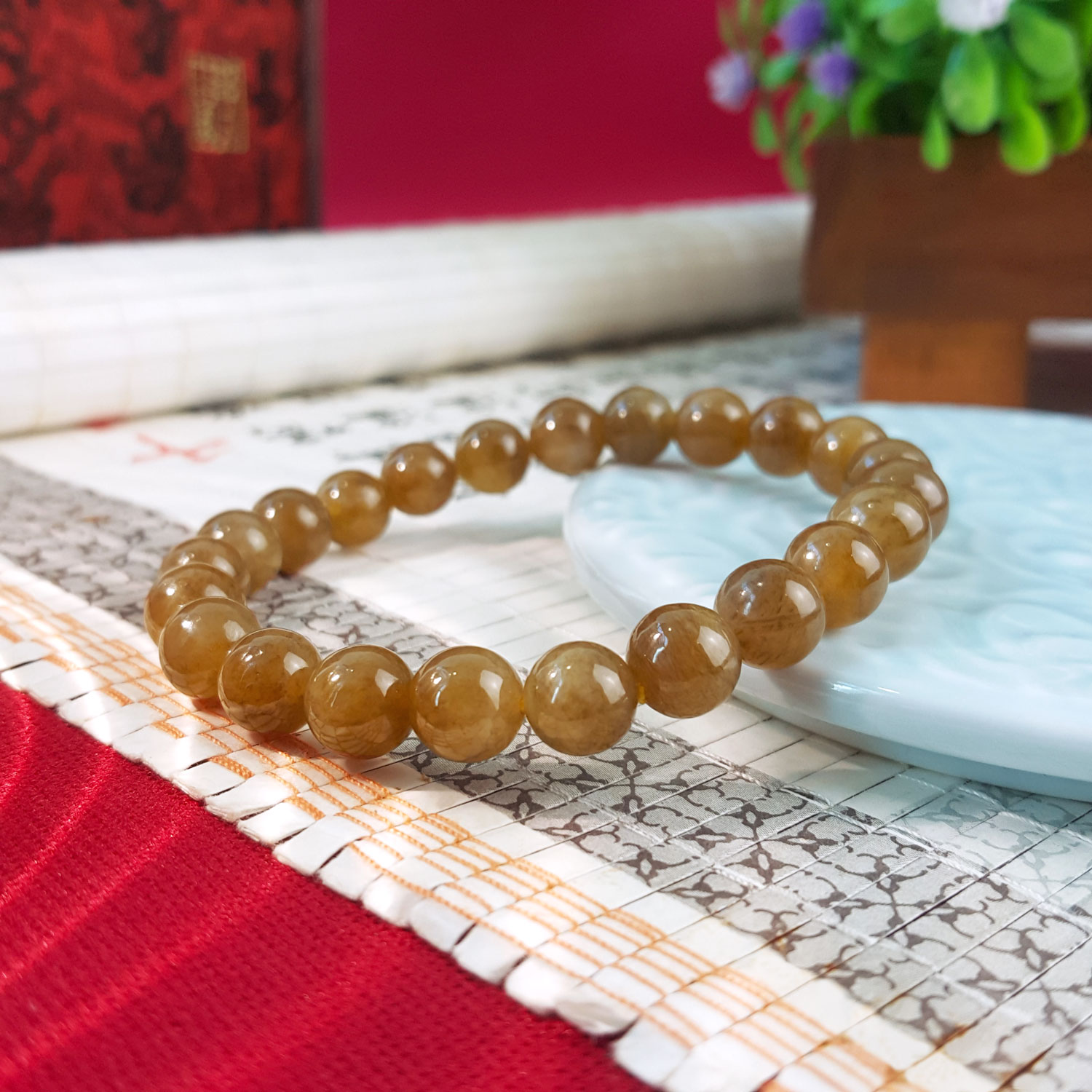 4 Aug - Sugar Coat Hetian Jade Bracelet