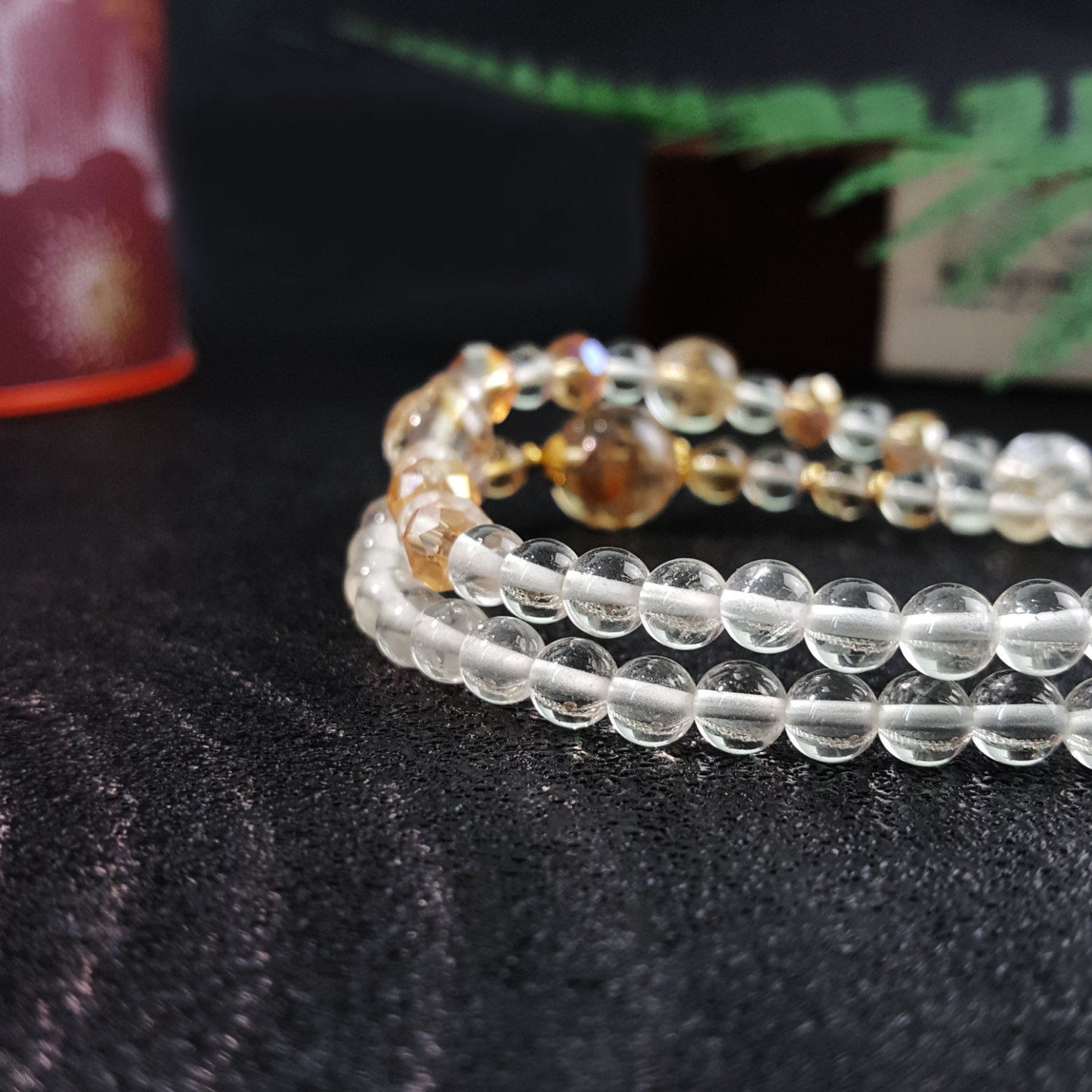 27 Aug - Citrine Double Layer Design Bracelet