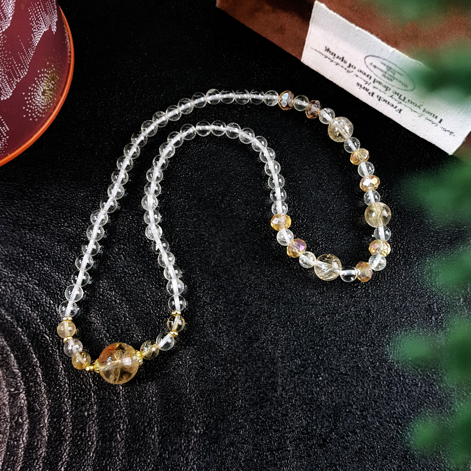 27 Aug - Citrine Double Layer Design Bracelet