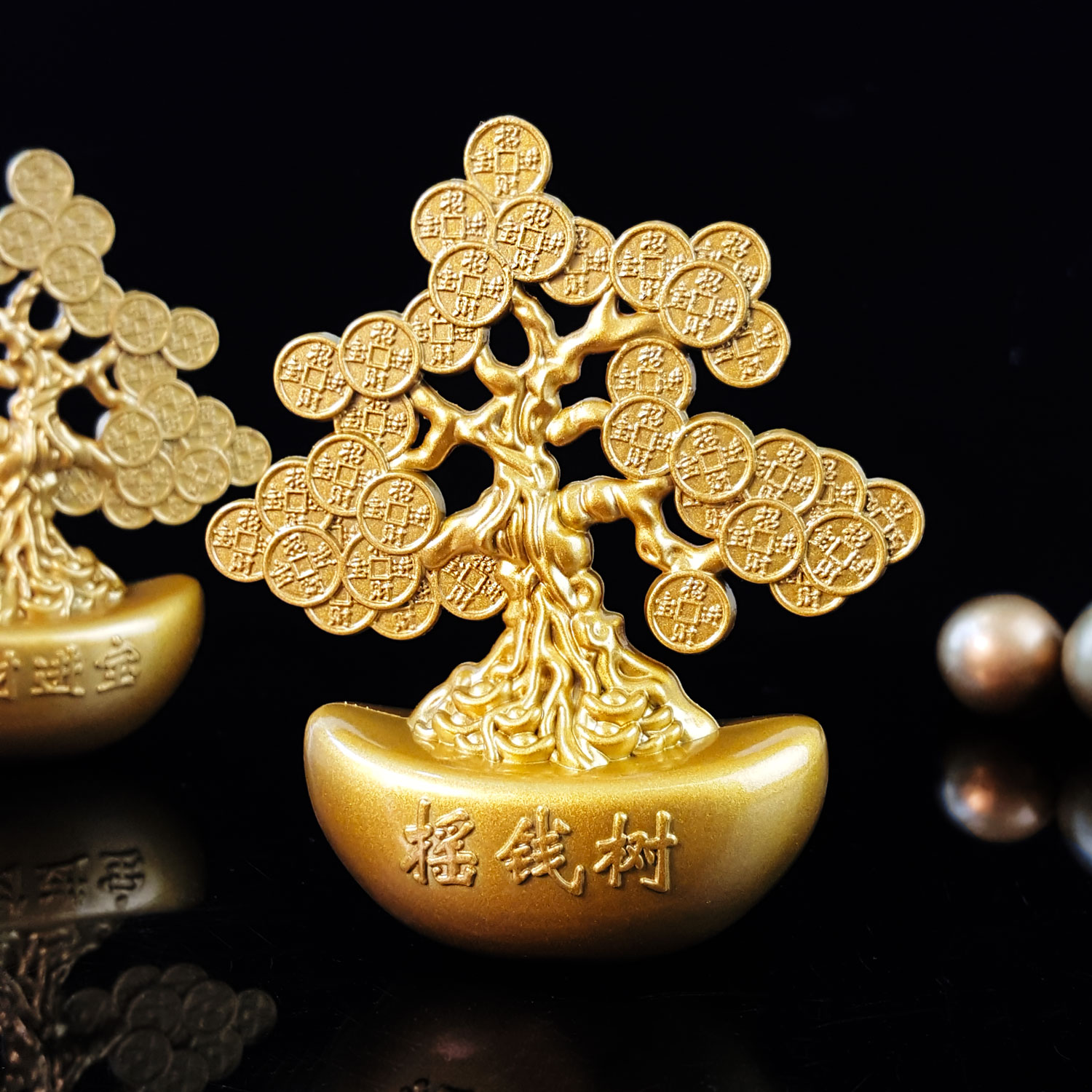 24 Aug - Attracting Wealth And Treasure Money Tree Ornament (Alloy Material)
