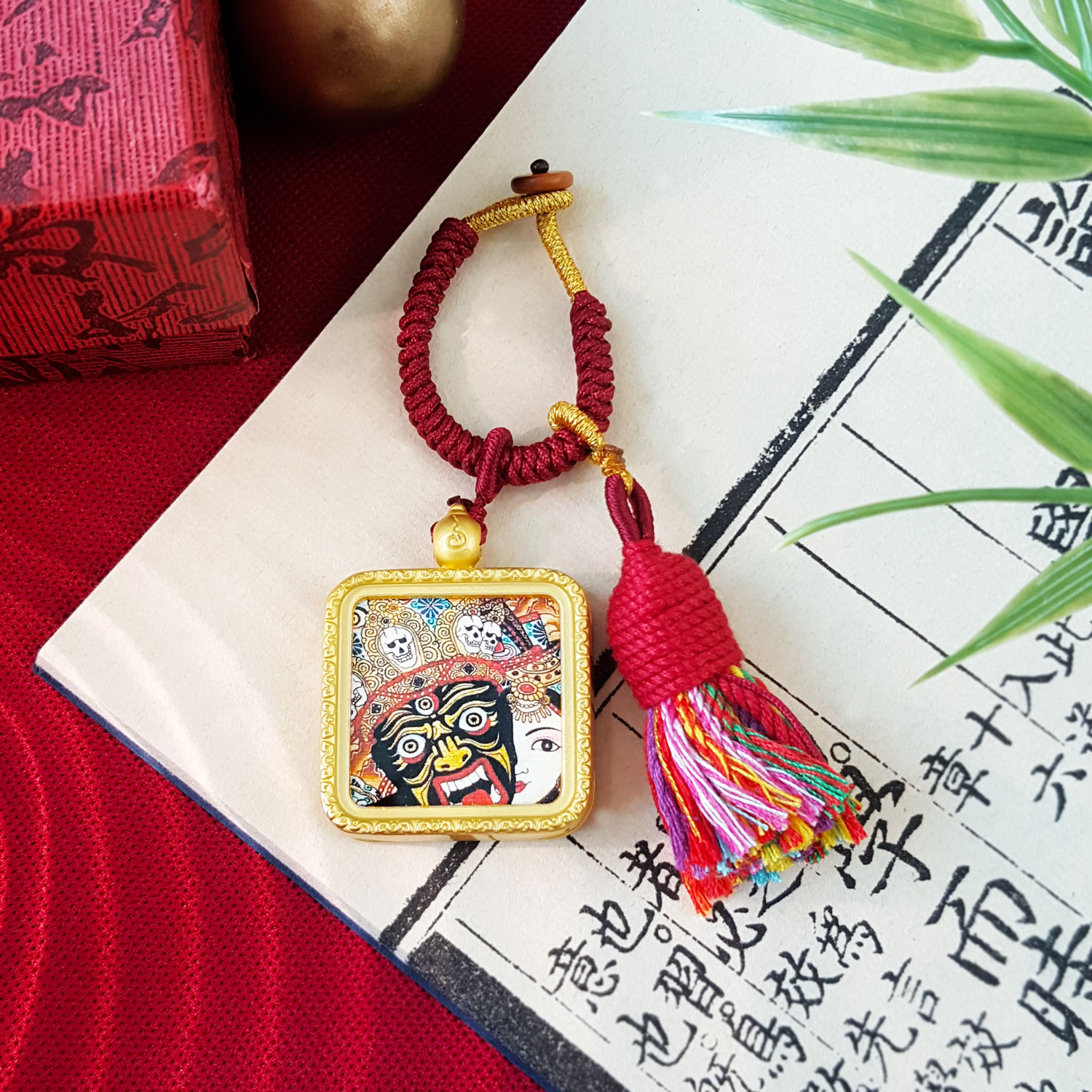 25 Aug - Zashi Lhamo Tangka Square Charm