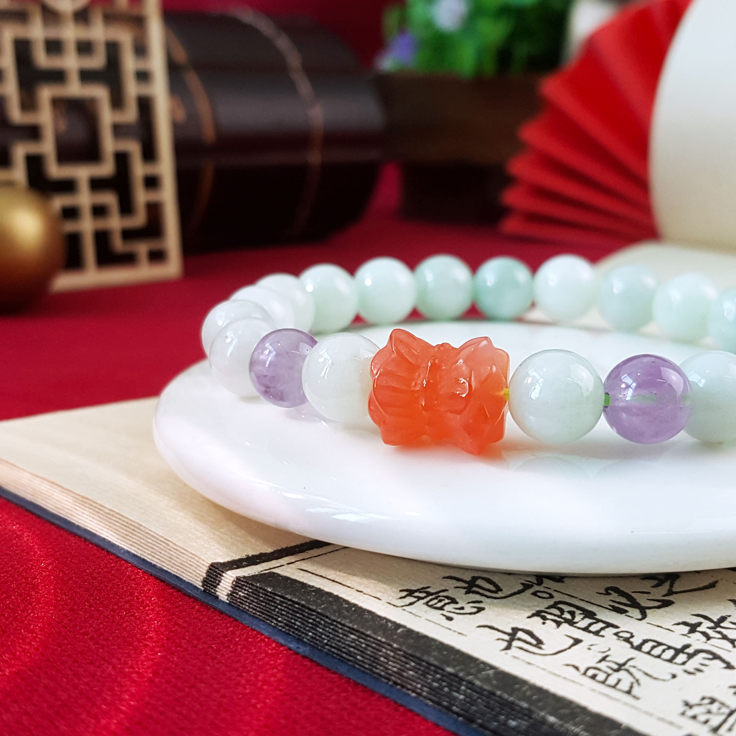 4 Aug - Jade Design Bracelet