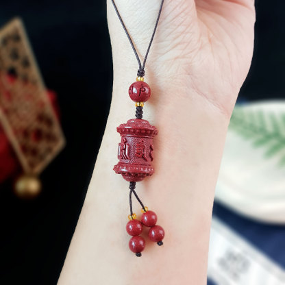 4 Aug - Purple Gold Cinnabar Mantra Charm_Poster