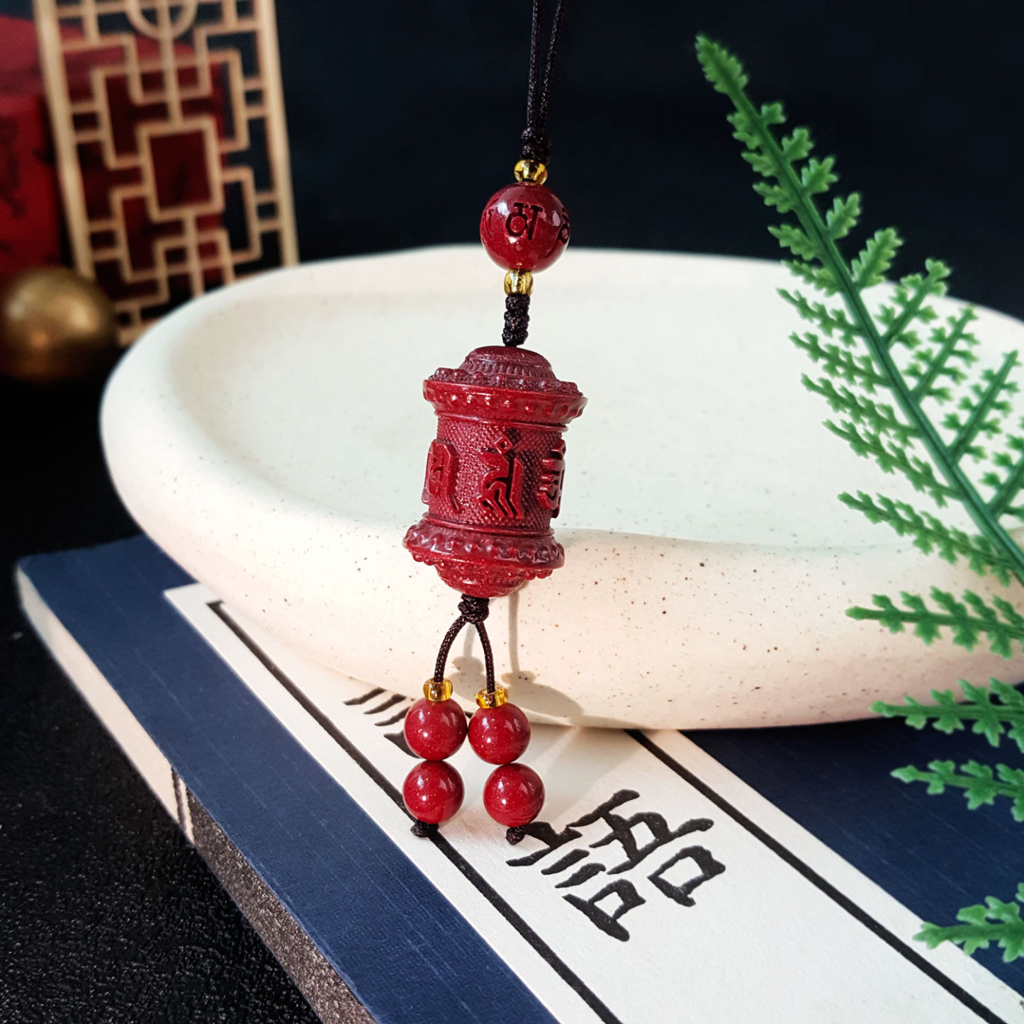 4 Aug - Purple Gold Cinnabar Mantra Charm_Poster
