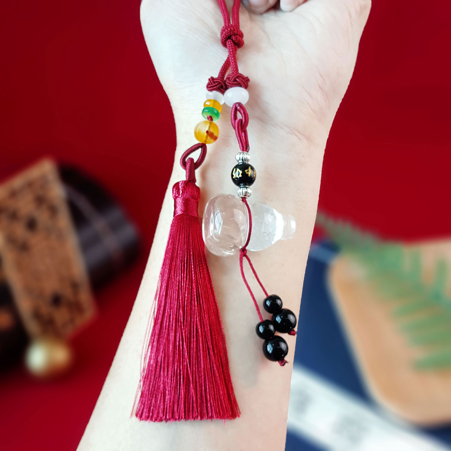 17 Sep - Clear Quartz Hulu Charm