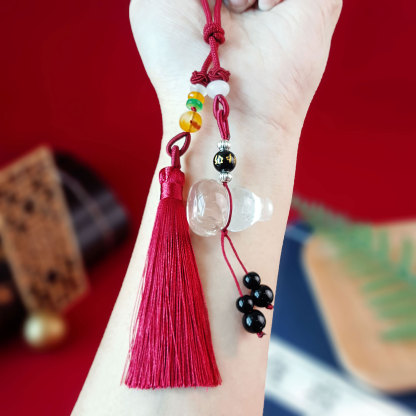 17 Sep - Clear Quartz Hulu Charm