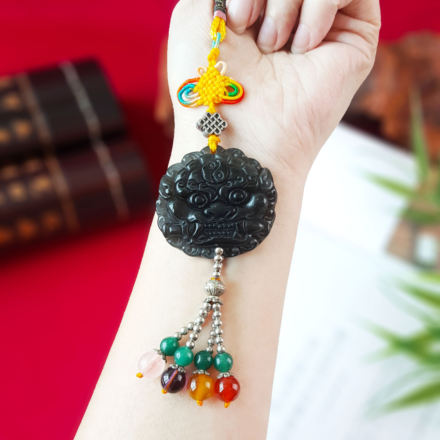 25 Sep - Black Obsidian Shi Gandang Charm (Big)