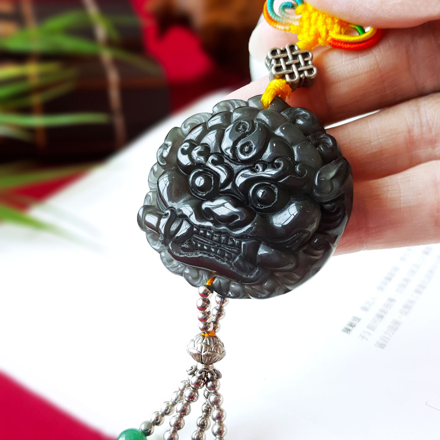 25 Sep - Black Obsidian Shi Gandang Charm (Big)