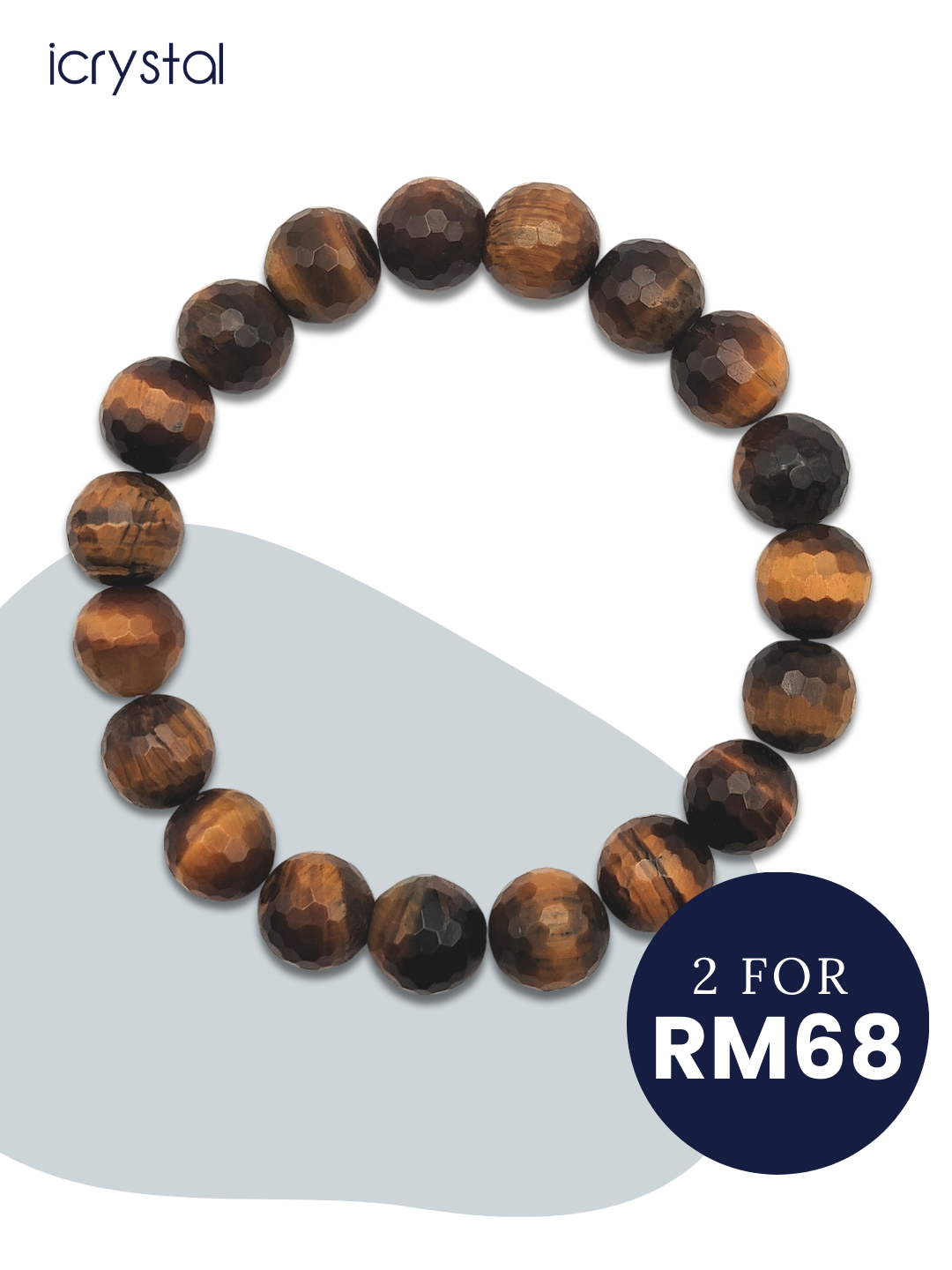 Yellow Tiger Eye Cutting Bracelet