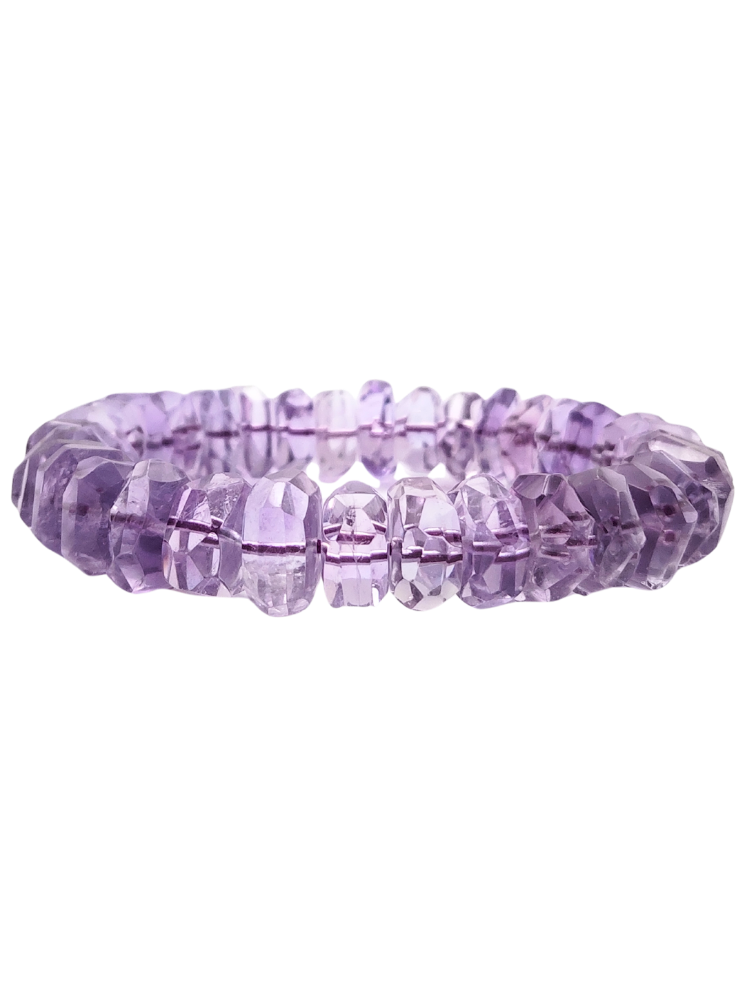 High Grade Bolvia Amethyst Wheel Shape Cuttting Braceet