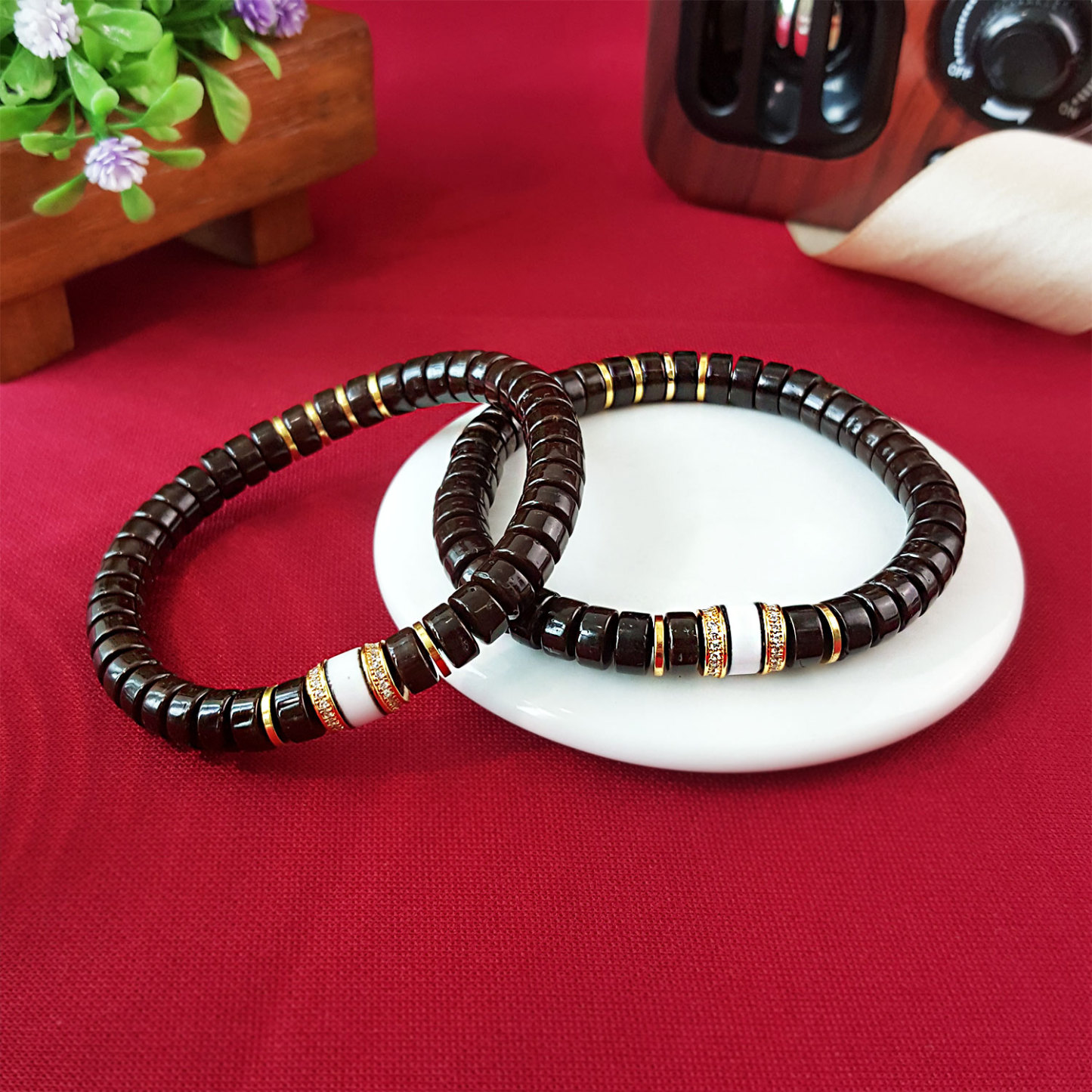 14 July - Coconut Drum Design Bracelet