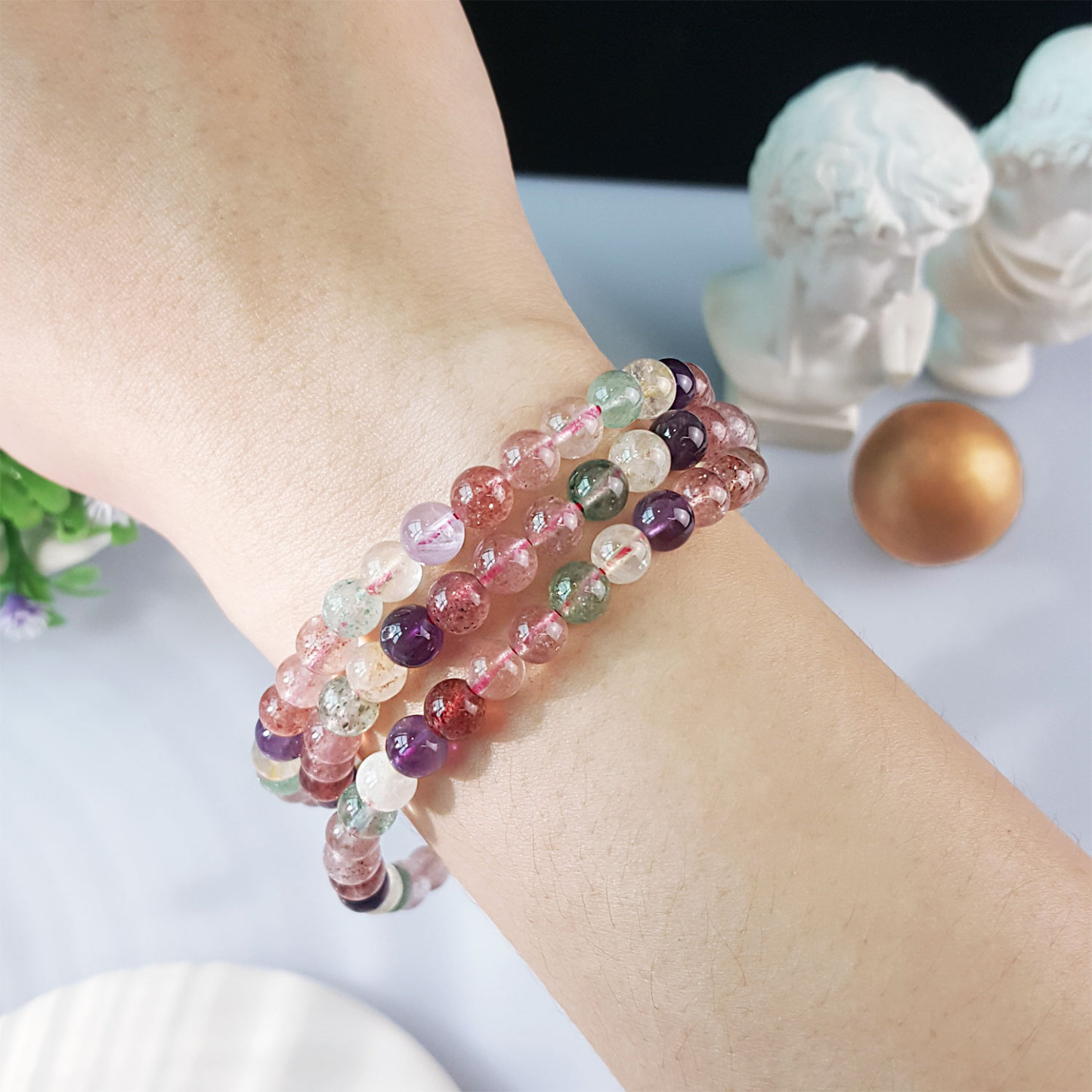 20 July - Mixed Crystal Long Bracelet