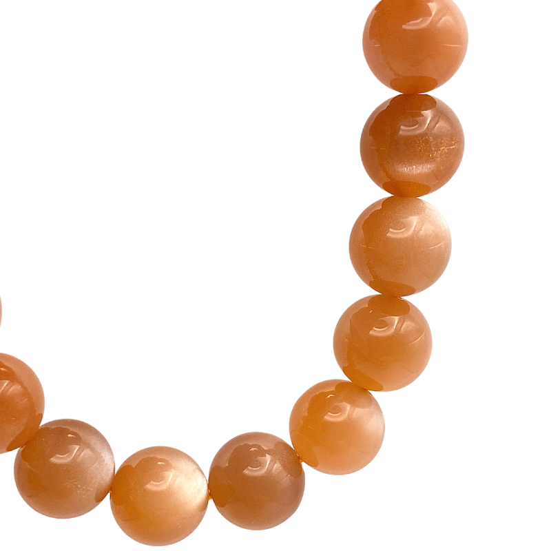 High Grade Orange Moonstone Bracelet