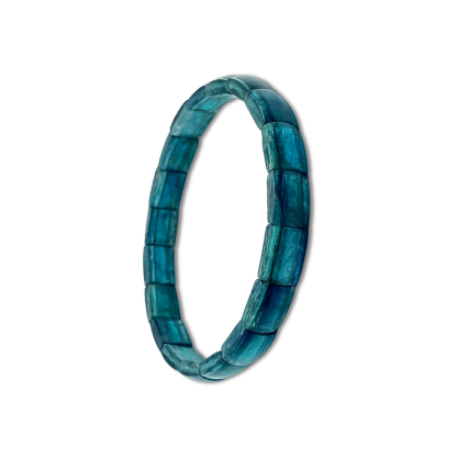 High Grade Green Kyanite Flat Bracelet