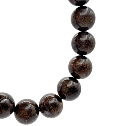 Black Copper Rutilated Bracelet