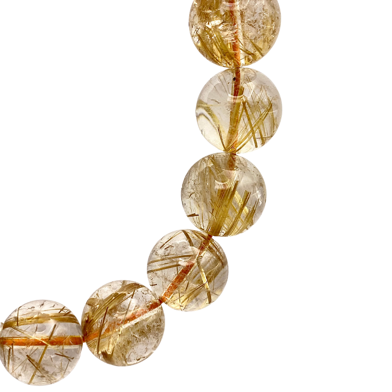 Superior Golden Rutilated Bracelet