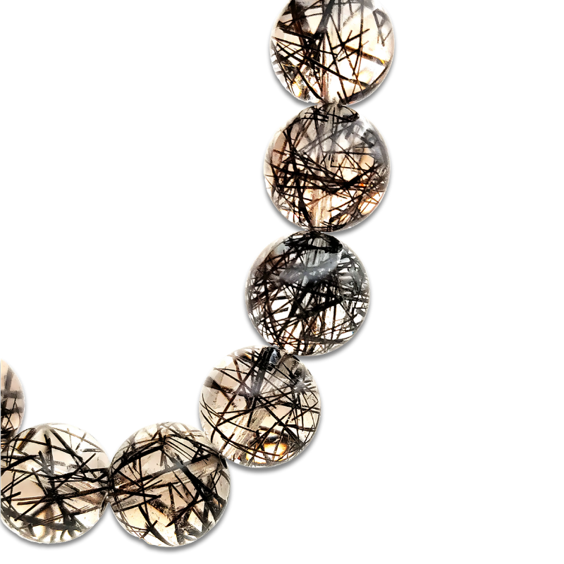 Superior Black Rutilated Bracelet