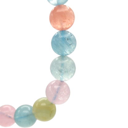 Iced Grade Morganite Bracelet