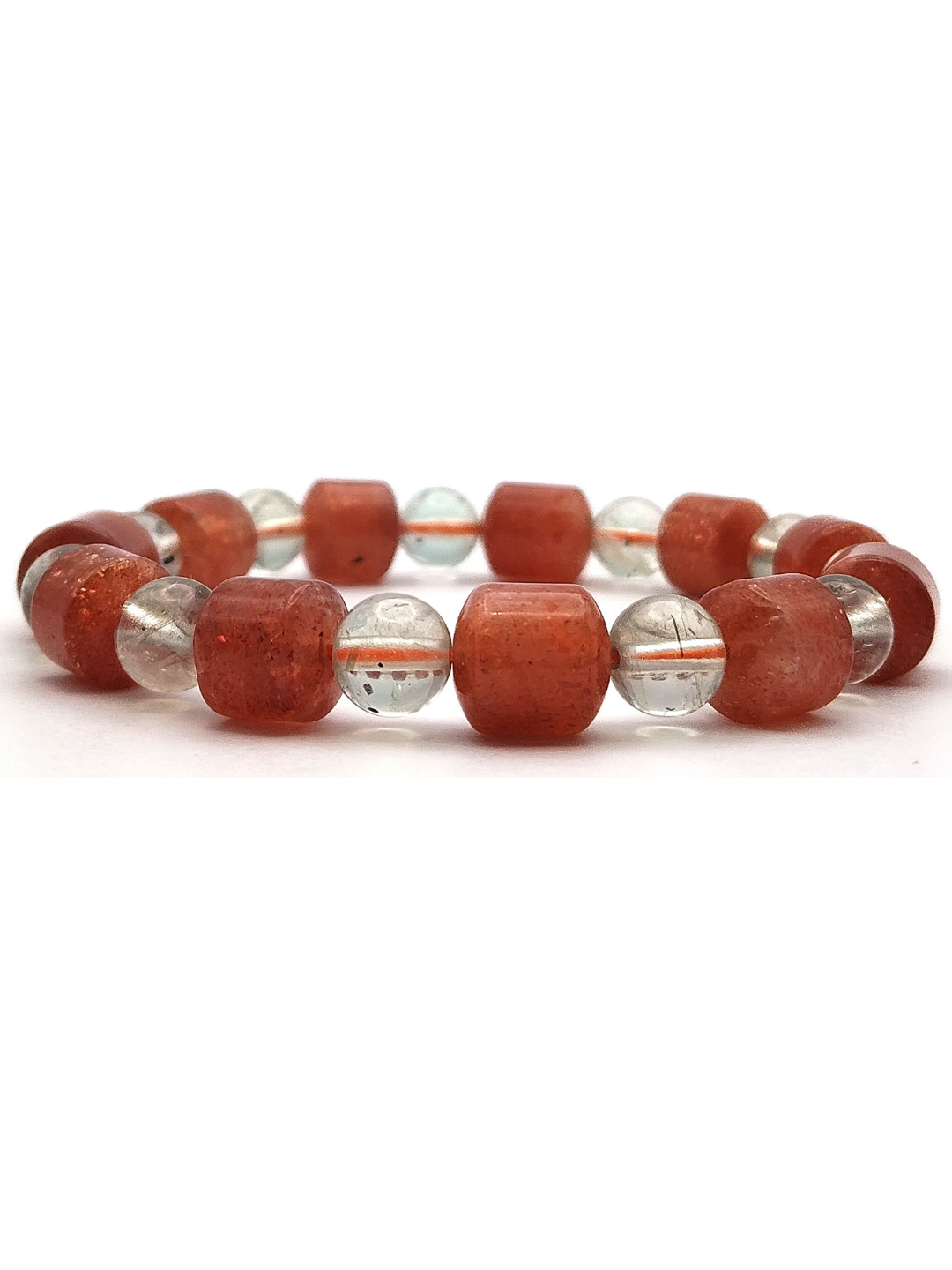 Golden Sunstone Barrel Bracelet