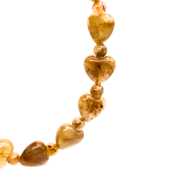 Venus Rutile Heart Shape Bracelet