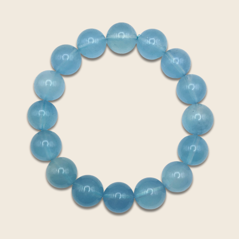 Iced Aquamarine Bracelet