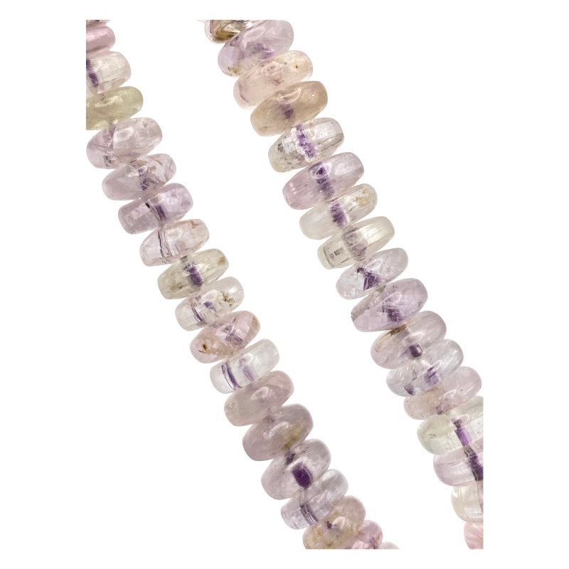 Kunzite Stacked Bead Bracelet