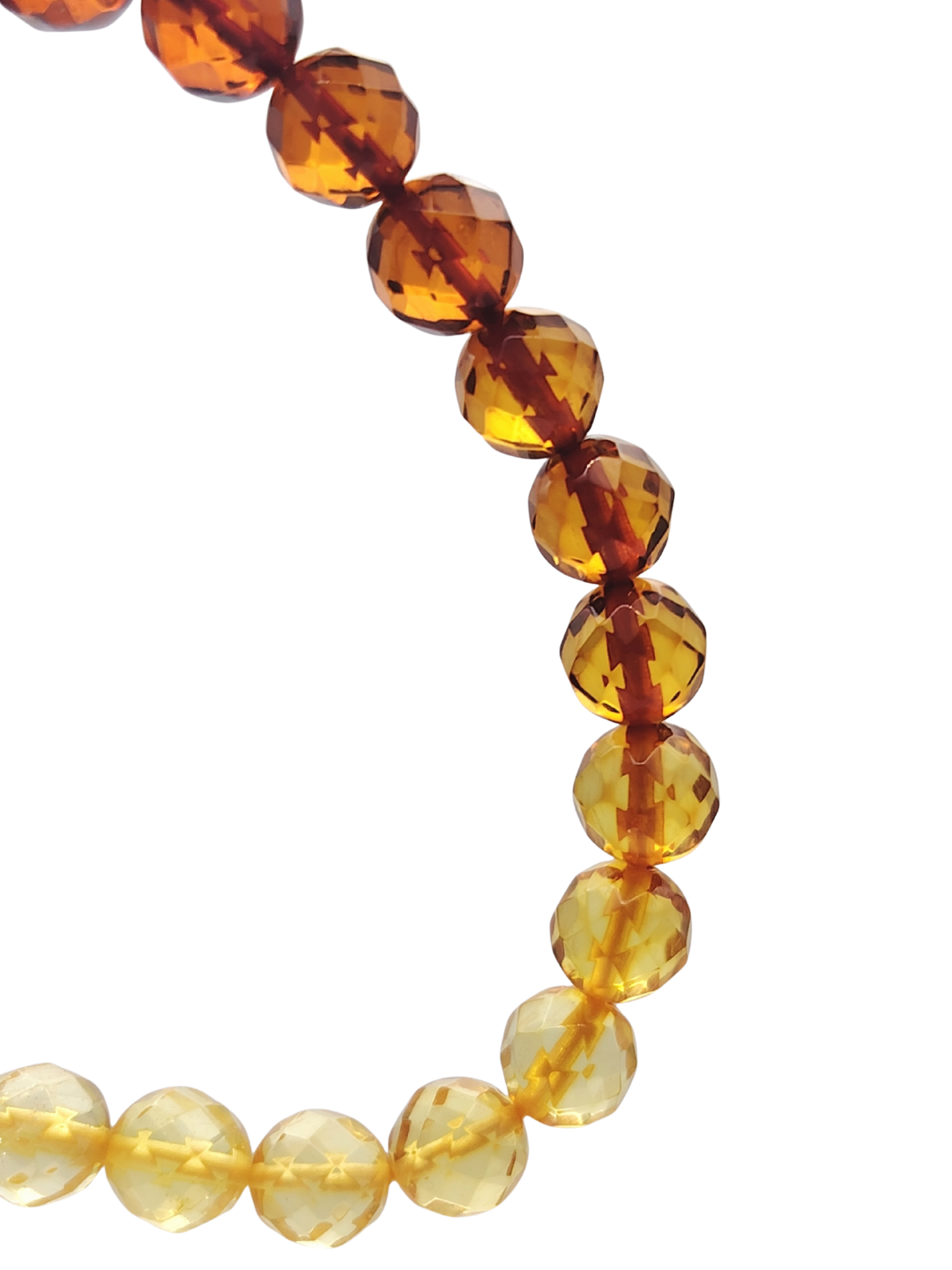 Gradient Amber Cutting Bracelet