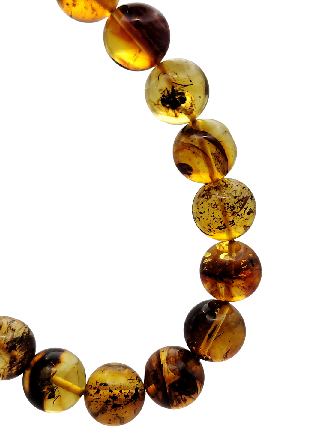 Amber Insect Bracelet