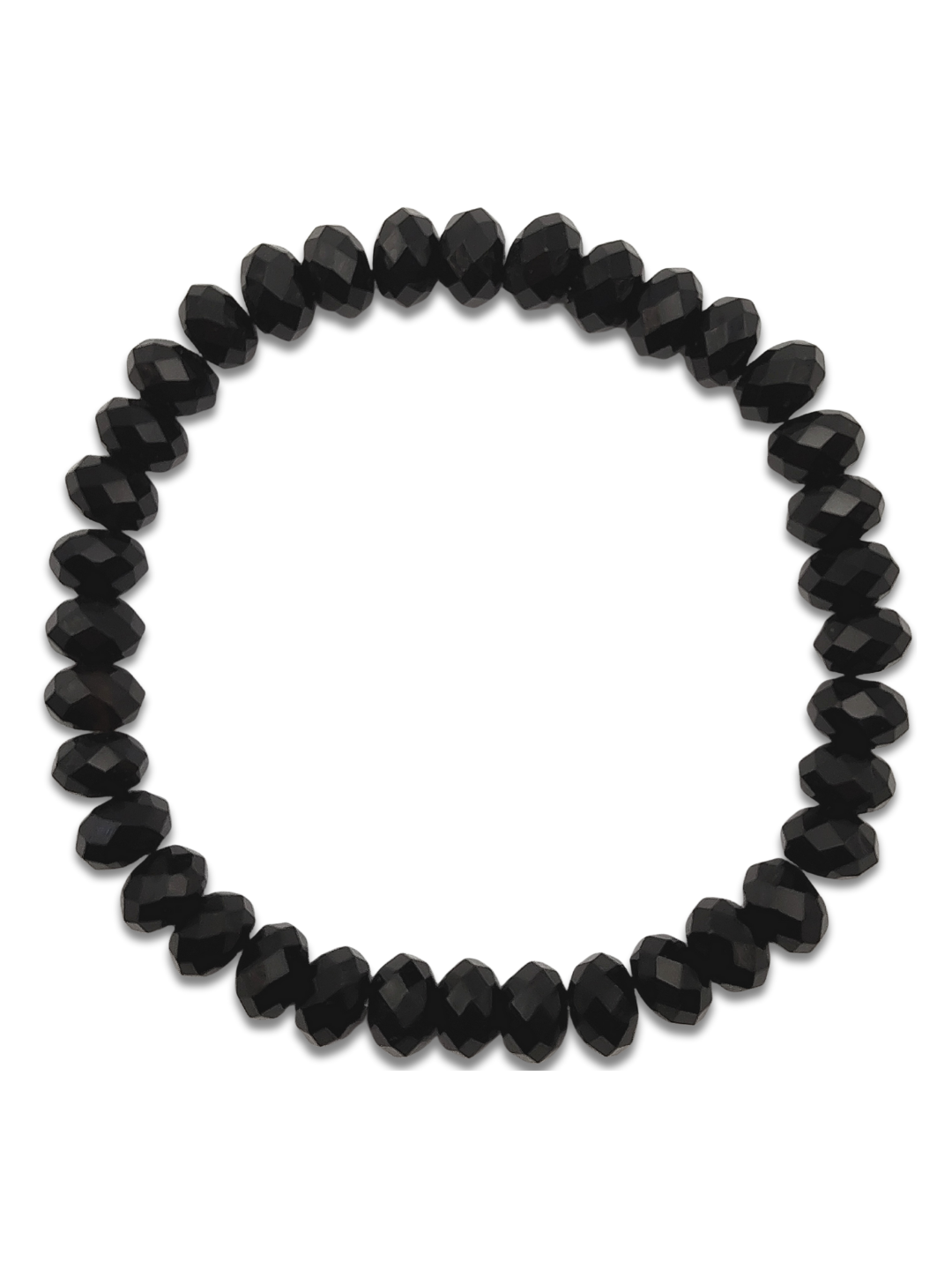Black Onyx Stacked Cutting Bracelet