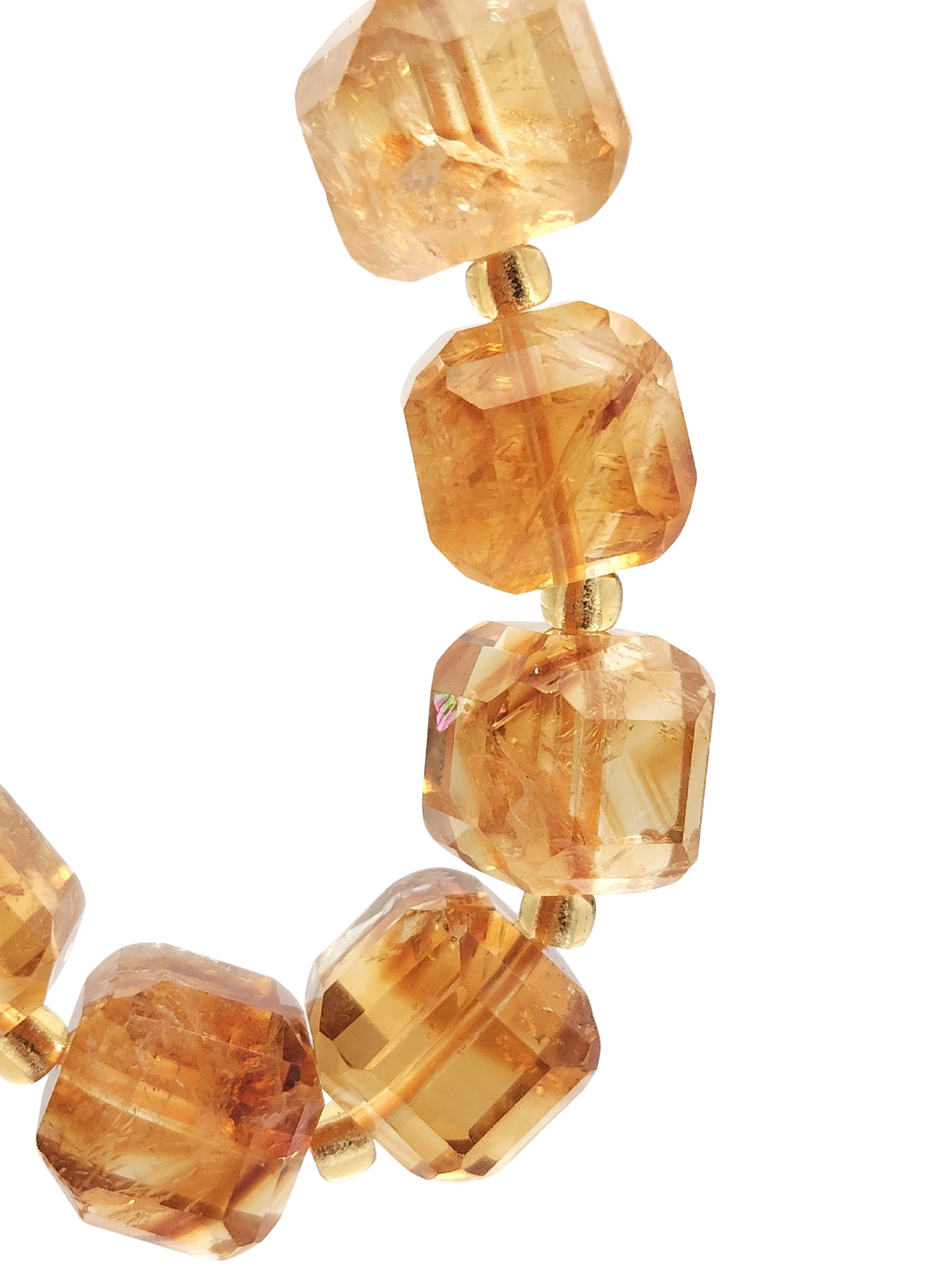 CItrine Cube Bracelet