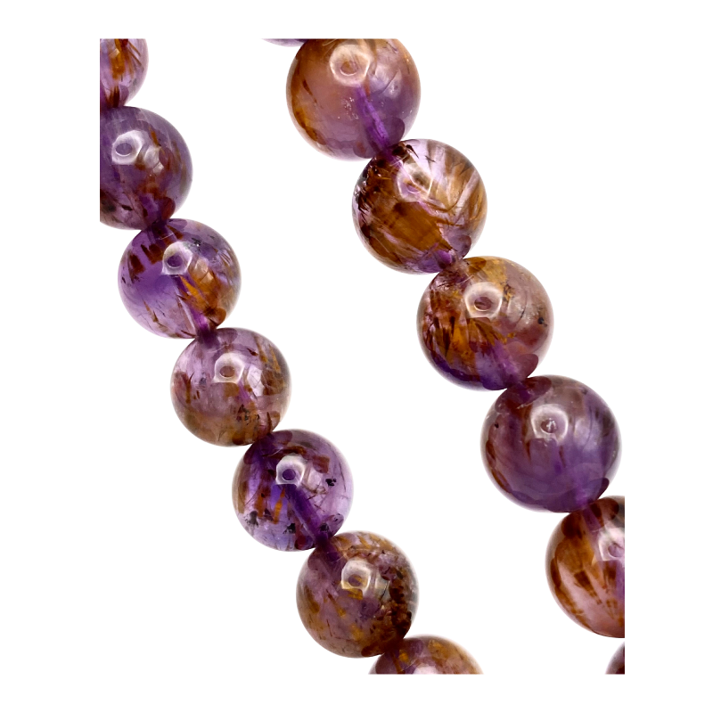 Superior Amethyst Rutile Bracelet