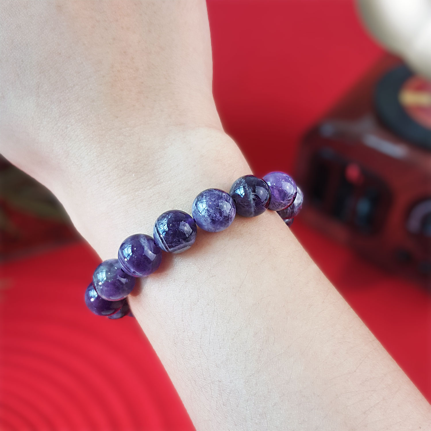 22 July - Amethyst Buddha Tooth Bracelet