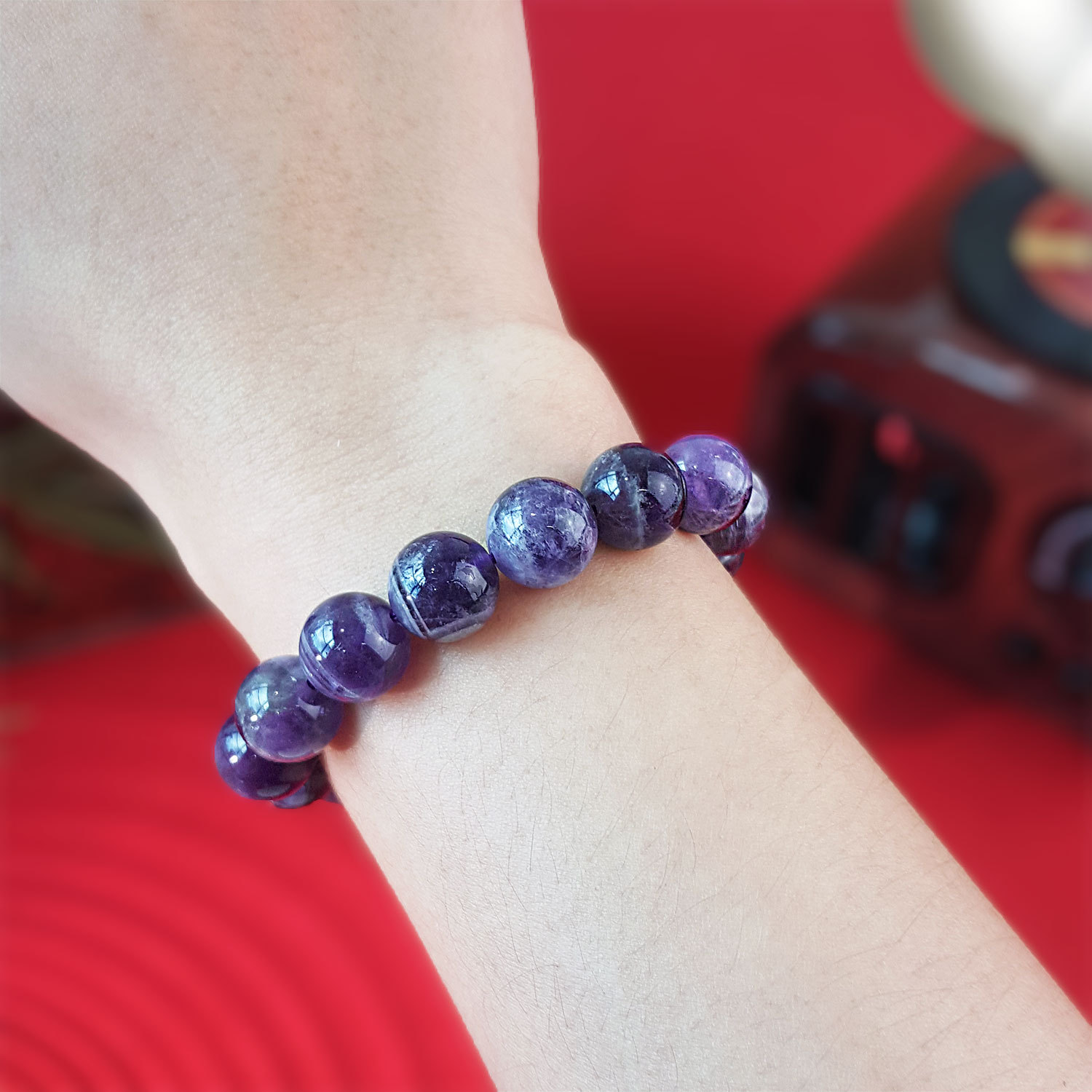 22 July - Amethyst Buddha Tooth Bracelet