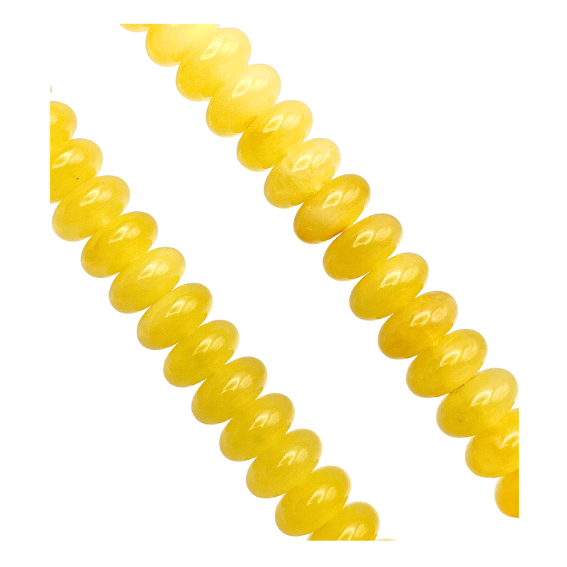 Beeswax Amber Stacked Bead Bracelet