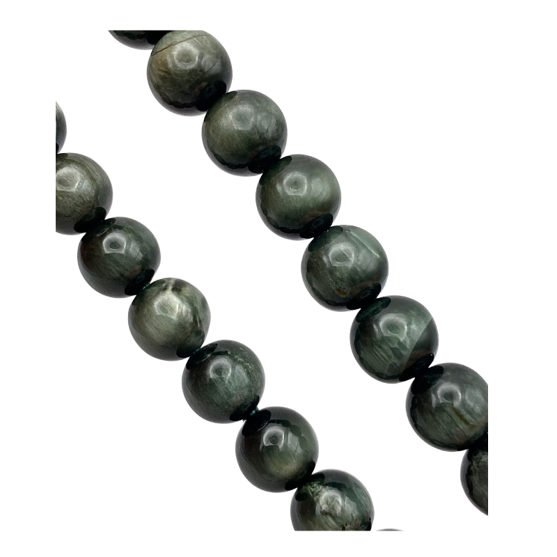 Cat's Eye Green Rabbit Hair Rutilated Bracelet