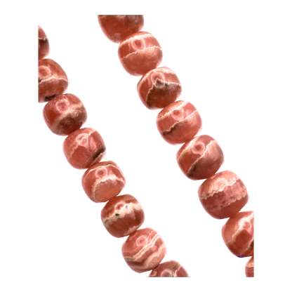 Rhodochrosite Drum Bracelet