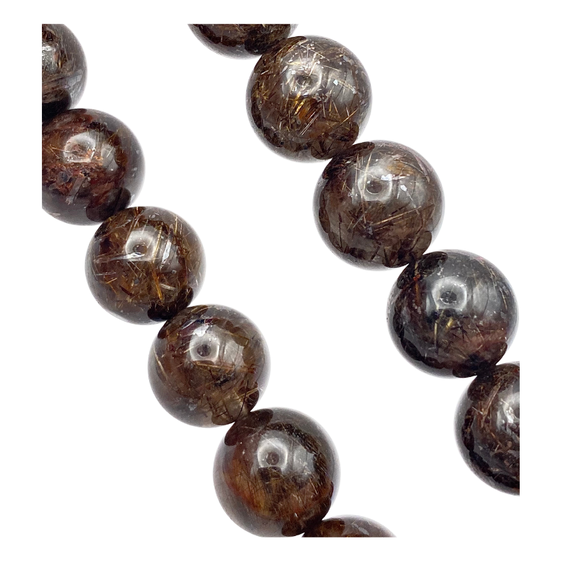 Black Copper Rutilated Bracelet