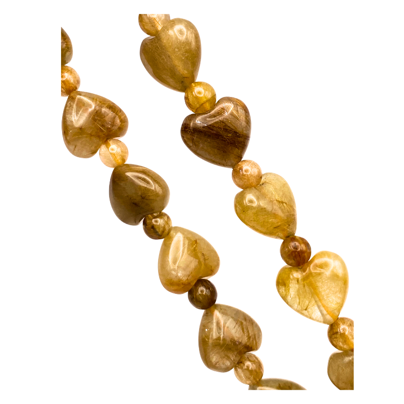 Venus Rutile Heart Shape Bracelet