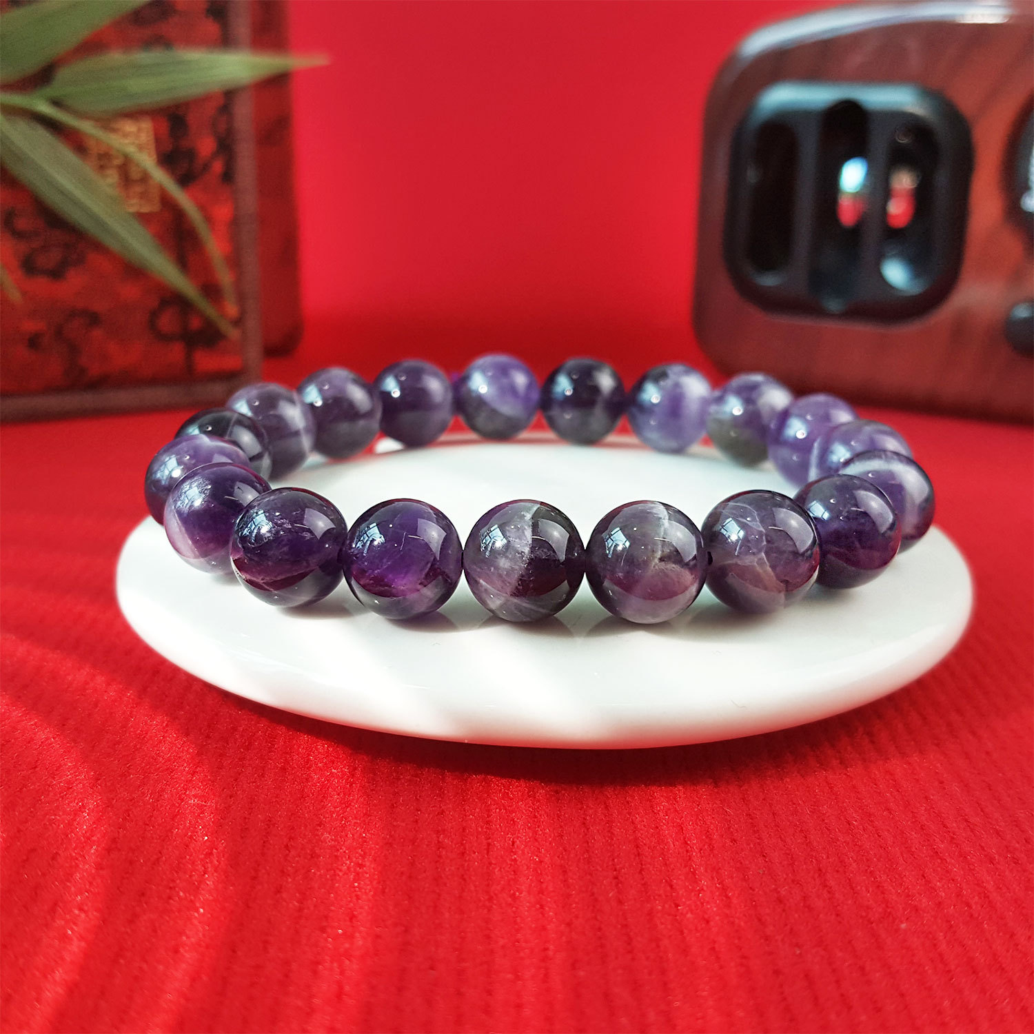 22 July - Amethyst Buddha Tooth Bracelet