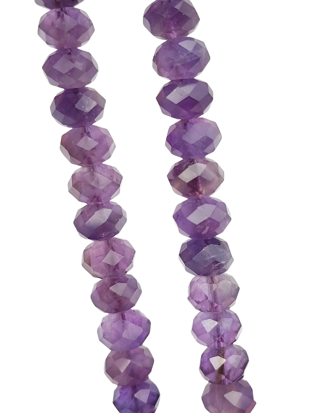 Amethyst Stacked Cutting Bracelet