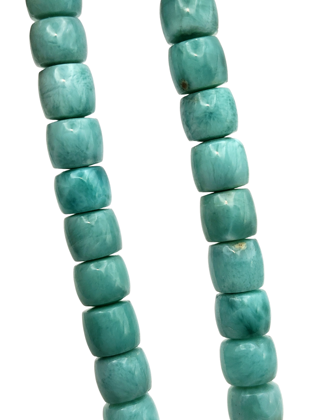 Larimar Drum Shape Bracelet