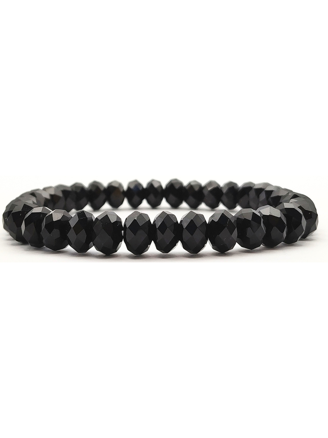 Black Onyx Stacked Cutting Bracelet