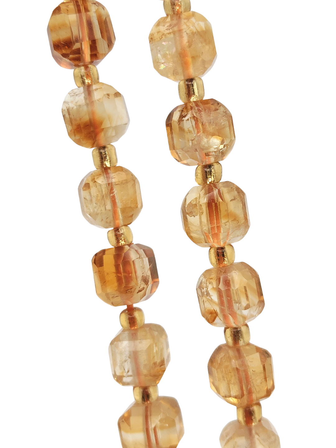 Citrine Cube Bracelet