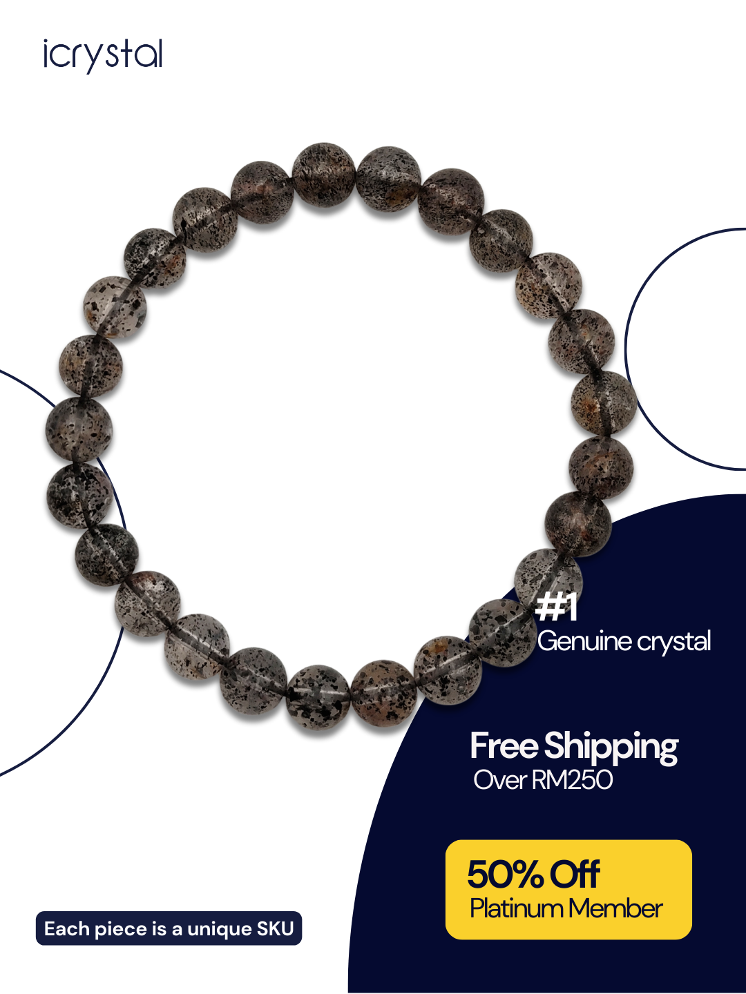 Black Super Seven Bracelet 