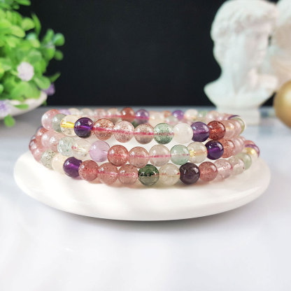 20 July - Mixed Crystal Long Bracelet