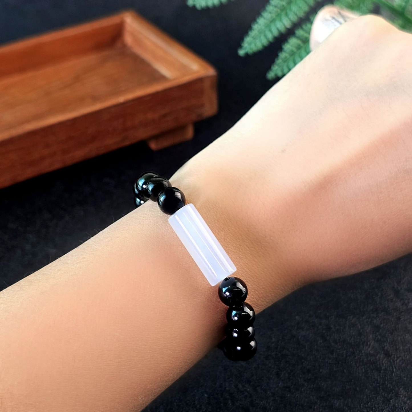 Blue Chalcedony Charm