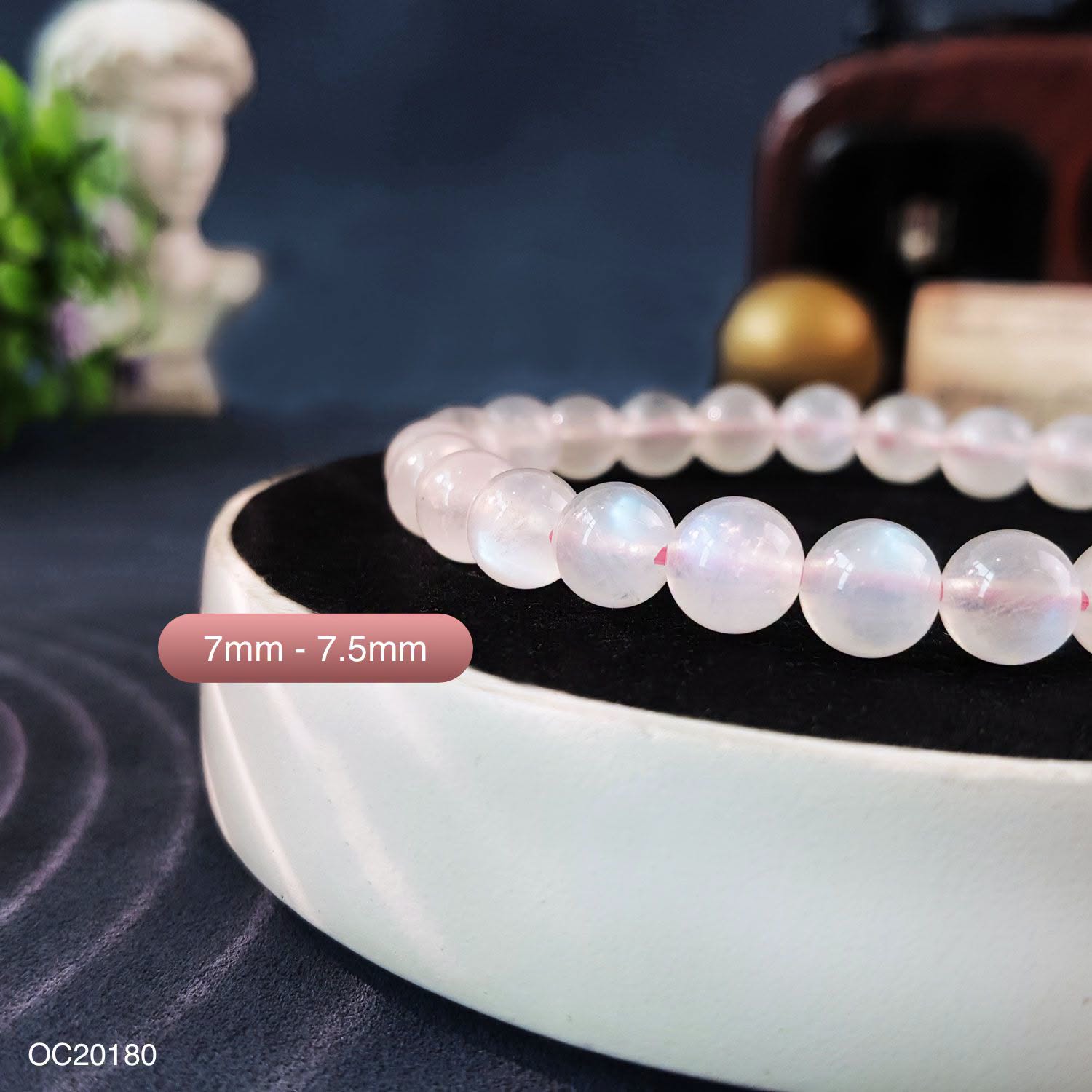 Pink Moonstone Bracelet